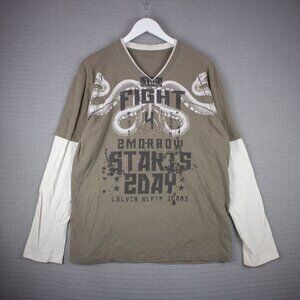 Calvin Klein Jeans The Fight Double Layered Longsleeve XL